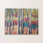 Fall Aspen Abstrakt Puzzle (Horizontal)