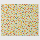 Fall Aspen Blätter über pastellgrünen Jeden Anlaß Geschenkpapier (Flach)