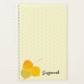Fall Aspen Cluster für Orange Polka Dot Muster Planer (Vorderseite)