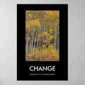 Fall Aspen Grove CHANGE Inspiration Poster (Vorne)