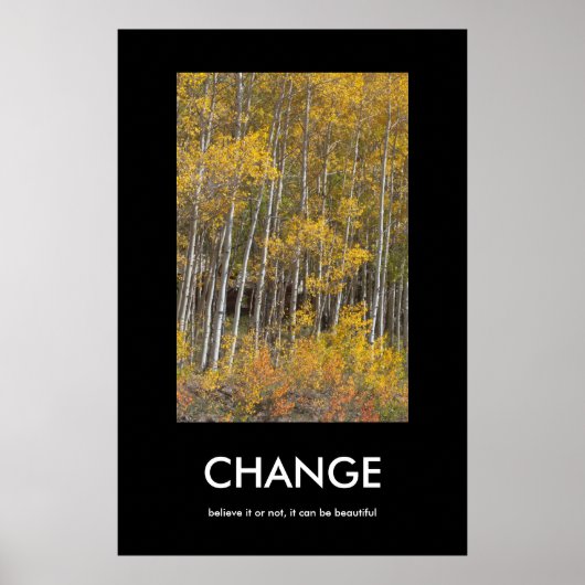 Fall Aspen Grove CHANGE Inspiration Poster (Vorne)