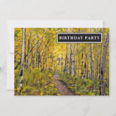 Fall Aspen Tree Forest (Vorderseite)