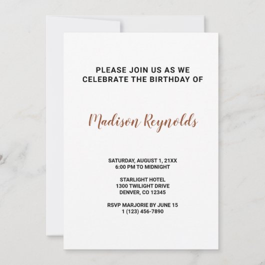 Fall Aspen Tree Forest (Rückseite)