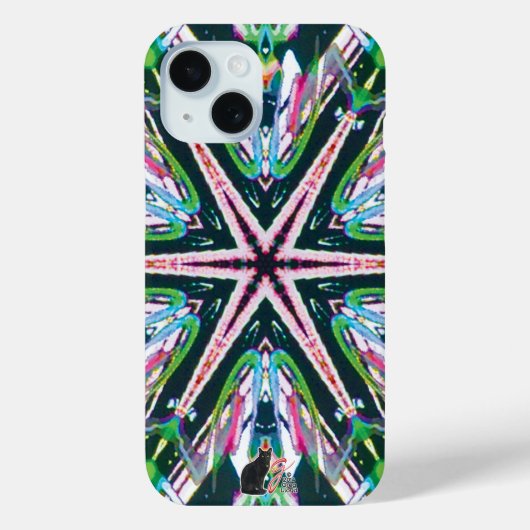 Fall Astral Kaleidoskop iPhone Case-Mate iPhone Hülle (Rückseite)