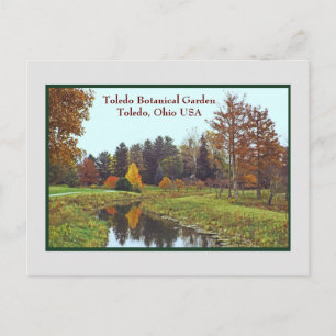 "FALL AT TOLEDO BOTANICAL GARDEN" POSTCARD POSTKARTE