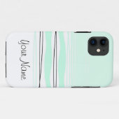 Fall "Atlantic Stripe Name Horizontal iPhone 5" Case-Mate iPhone Hülle (Rückseite (Horizontal))