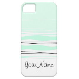 Fall "Atlantic Stripe Name Horizontal iPhone 5" Case-Mate iPhone Hülle