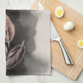 Fall Atumn Leaves Mid century Modern Geschirrtuch (Viertel Falte)