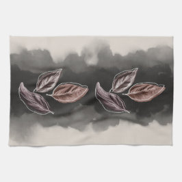 Fall Atumn Leaves Mid century Modern Geschirrtuch