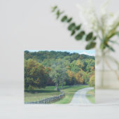 Fall auf den Blue Ridge Mountains ~ NC Postkarte (Stehend Vorderseite)