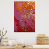 "Fall auf den Kopf" Poster (Küche)