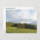 Fall auf der blauen Brücke Postkarte (Vorne/Hinten)