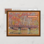 FALL AUF OAK OPENININSERVE, TOLEDO OHIO-BEREICH POSTKARTE (Vorne/Hinten)