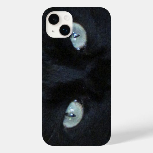 Fall - Augen der schwarzen Katze Case-Mate iPhone Hülle (Rückseite)