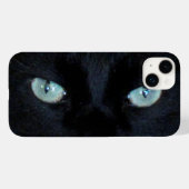 Fall - Augen der schwarzen Katze Case-Mate iPhone Hülle (Rückseite (Horizontal))