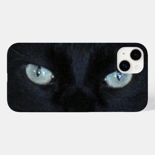 Fall - Augen der schwarzen Katze Case-Mate iPhone Hülle (Rückseite (Horizontal))