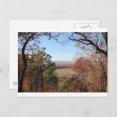 Fall aus dem Berggipfel Postkarte (Vorne/Hinten)