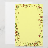 FALL/AUTUMENBLÄTE, gelb Briefpapier (Vorne/Hinten)