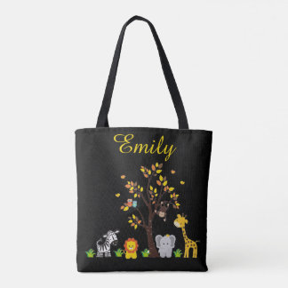 Fall Autumn Jungle Safari Nursery Animal Baby Tasche