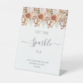 Fall Autumn Leaves Rustic Country Boho Wedding Sockelschild (Vorderseite)