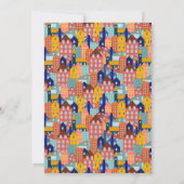 Fall Autumn Neighborhood Block Party Einladung (Rückseite)