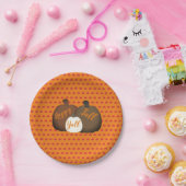Fall/Autumn/pumpkin Paper Plate Pappteller (Party)