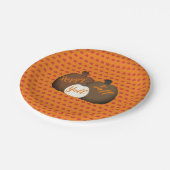 Fall/Autumn/pumpkin Paper Plate Pappteller (Schrägansicht)