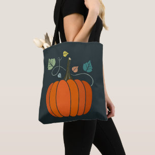 FALL AUTUMN PUMPKIN TASCHE REVERSIBLE