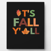 Fall Autumn Season Collection It’s Fall Y’all Fotoplatte (Vorderseite)