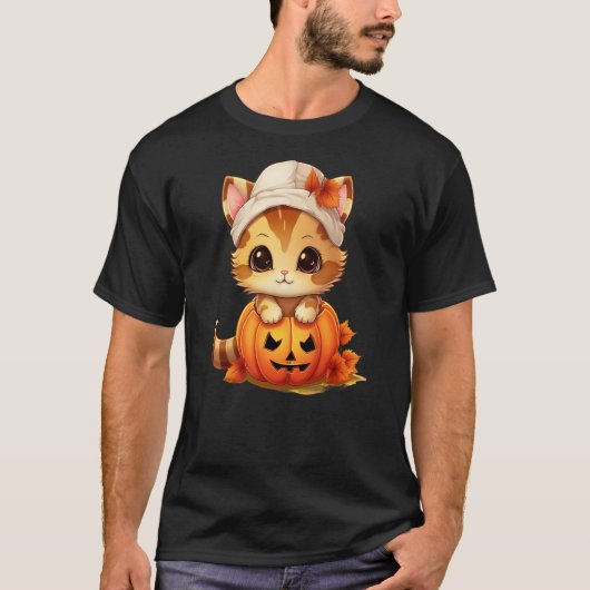 Fall Autumn season lazy Halloween costume kawaii p T-Shirt (Vorderseite)