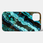 Fall Azurite Malachite Gemstone iPad Case-Mate iPhone Hülle (Rückseite (Horizontal))