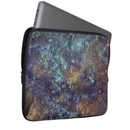 Fall Azurite und Malachite Electronics Laptopschutzhülle (Vorne Rechts)