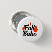 Fall Babe Button (Vorne & Hinten)