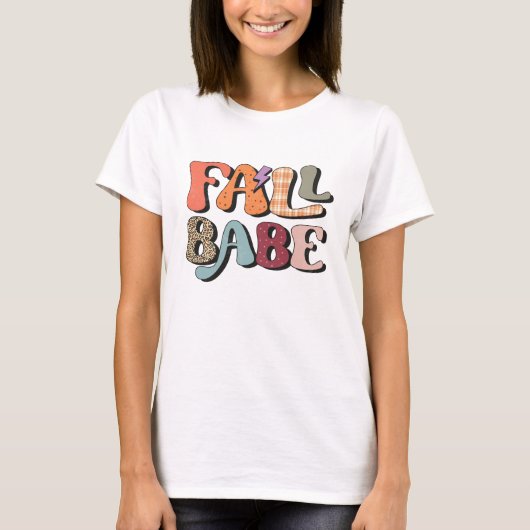 Fall Babe Erntedank Fall T - Shirt (Vorderseite)