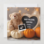 Fall Baby Ankündigung für Social Media (Vorderseite)