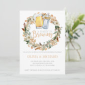 Fall Baby Braut Babydusche Einladung (Stehend Vorderseite)