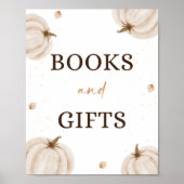 Fall Baby Duschbücher und Geschenke Zeichen Poster (Vorne)