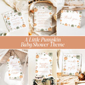 Fall Baby Dusche | Boho A Little Pumpkin Einladung