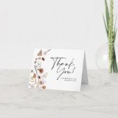 Fall Baby Dusche Danke Karte (Vorderseite)