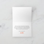 Fall Baby Dusche Danke Karte (Innenseite)