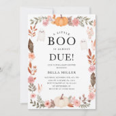 Fall Baby Dusche Halloween Einladung (Vorderseite)