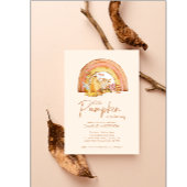 Fall Baby Dusche Kleine Pumpkin Wasserfarbe Einladung