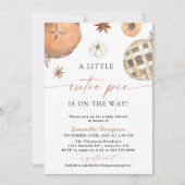 Fall Baby Dusche | Little Süsse Pie Einladung (Vorderseite)