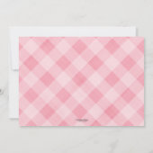 Fall Baby Dusche rosa Kürbisdusche Einladung (Rückseite)