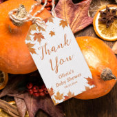 Fall Baby Dusche Vielen Dank Geschenkanhänger