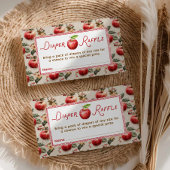 Fall Baby Duwer Apple Windeln Raffle Begleitkarte