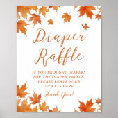 Fall Baby Duwer Diaper Raffle Poster (Vorne)