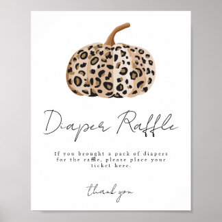 Fall Baby Duwer Diaper Raffle Poster