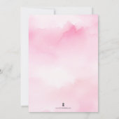 Fall Baby Duwer Einladungen Kleine Pumpkin Girl (Rückseite)