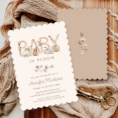Fall Baby in Bloom Baby Dusche Einladung